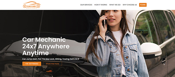 cca24x7 website screenshot