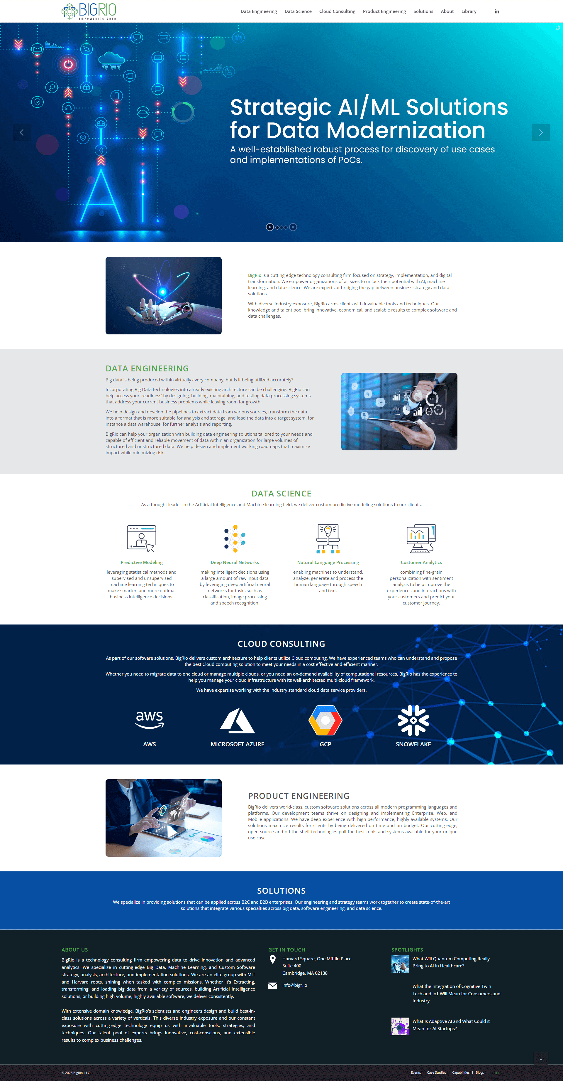 bigrio website screenshot